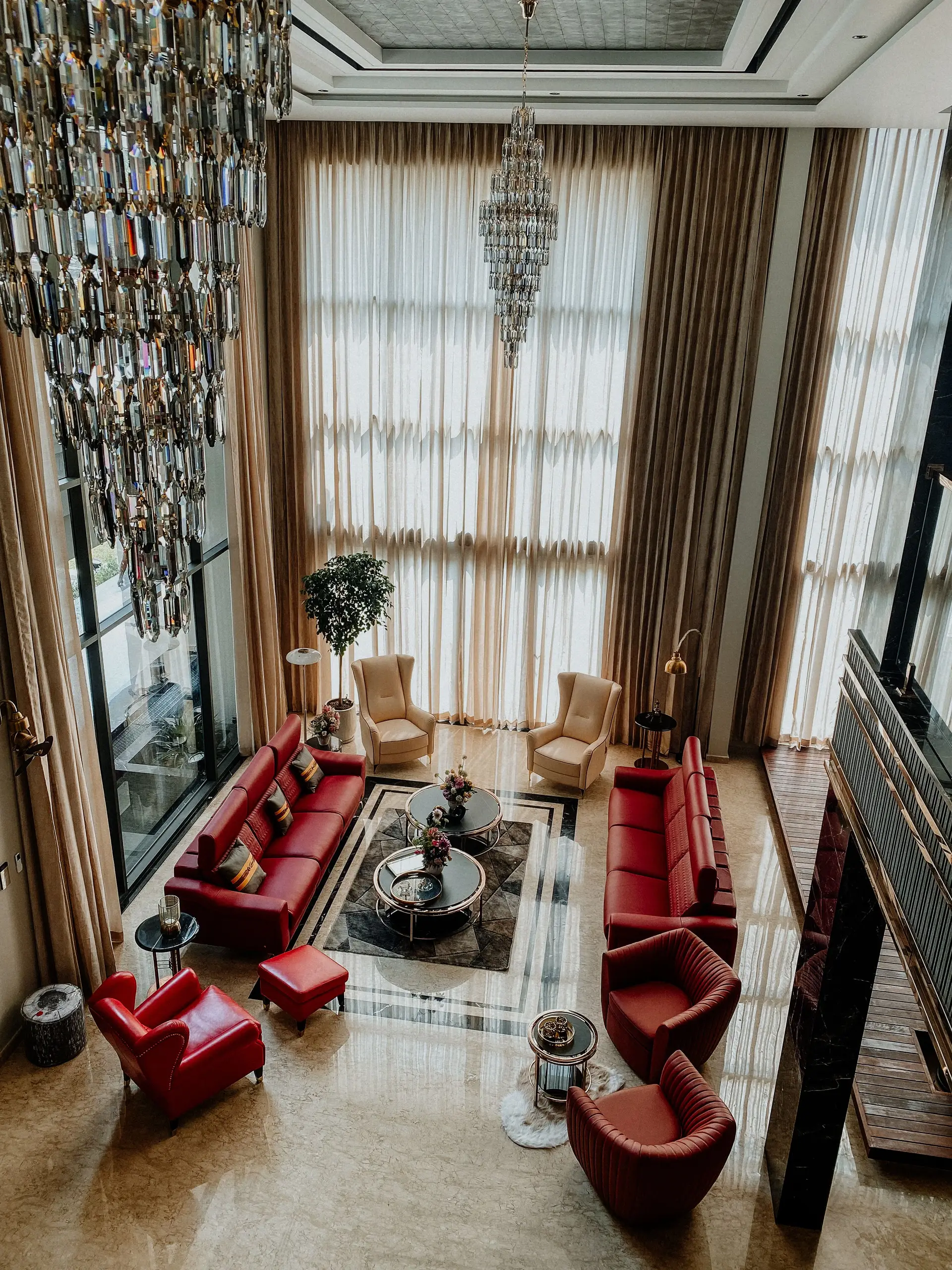 Marylebone Mansion duplex living suite