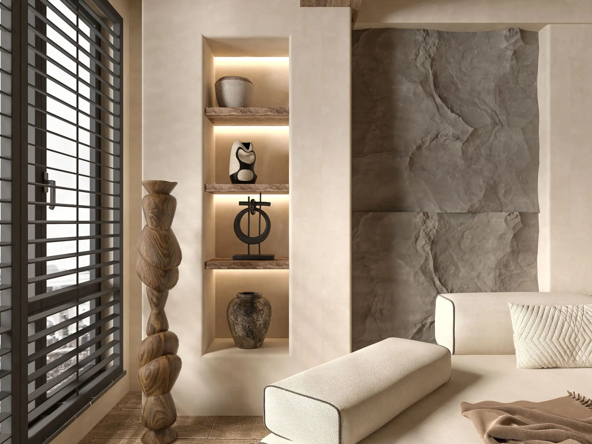 Contemporary curated residential interior by BrunelloVarique